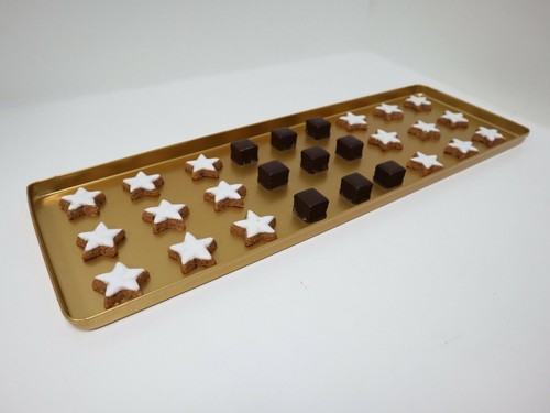 Thekenbleche gold 10x neu