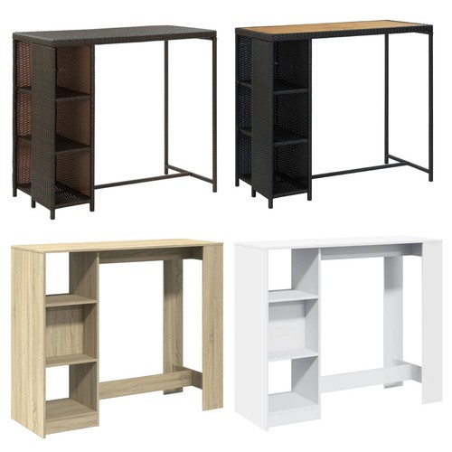 Bartisch mit regal - mit,