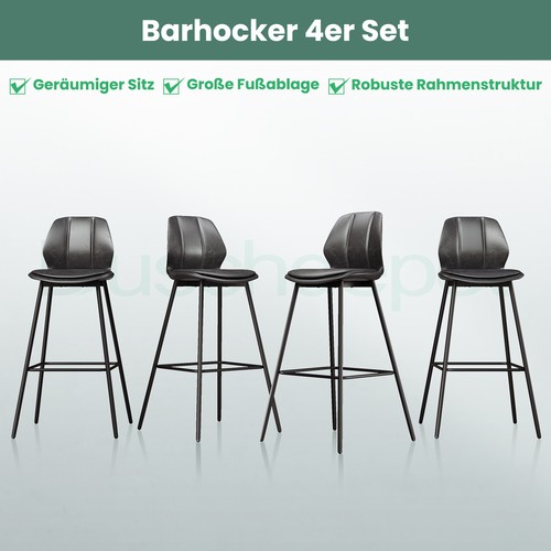 4er bistrohocker set barhocker - bistrohocker,