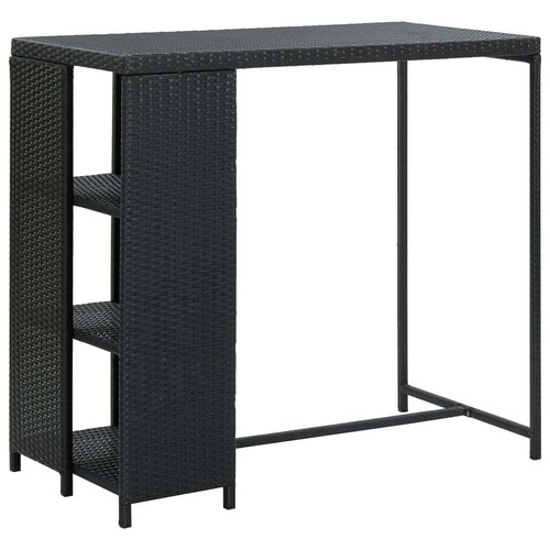 Bartisch mit regal poly - mit,