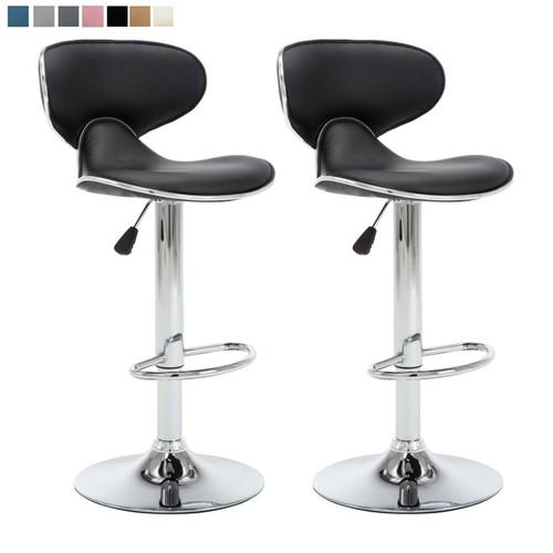 Barhocker höhenverstellbar - 2x,