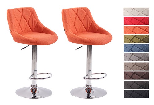 2er set barhocker lazio stoff - 2er,