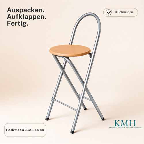 Kmh barhocker bill klappbar - barhocker,