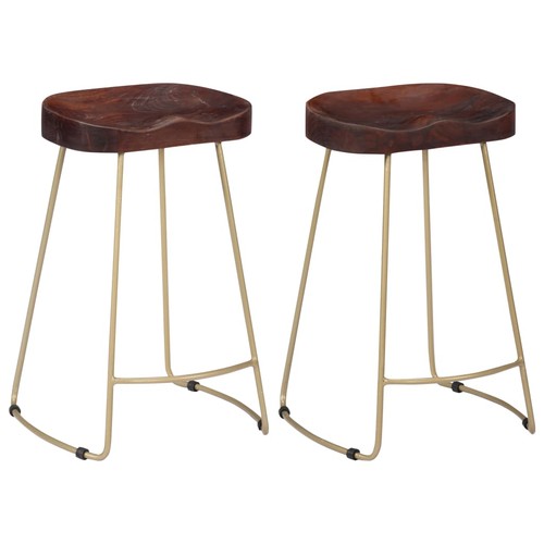 Barhocker massivholz - 2x,