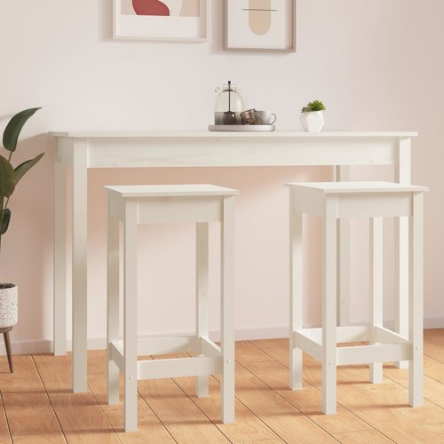 Barhocker 2er set - barhocker, weiß