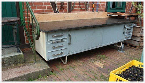 Steinplatte anrichte bäcker - ,