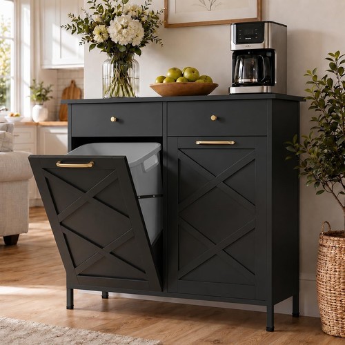 Mülleimer schrank doppelt - mülleimer,